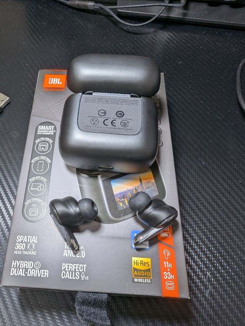 JBL　TOUR PRO 3　ブラック　【JBLTOURPRO3BLK】