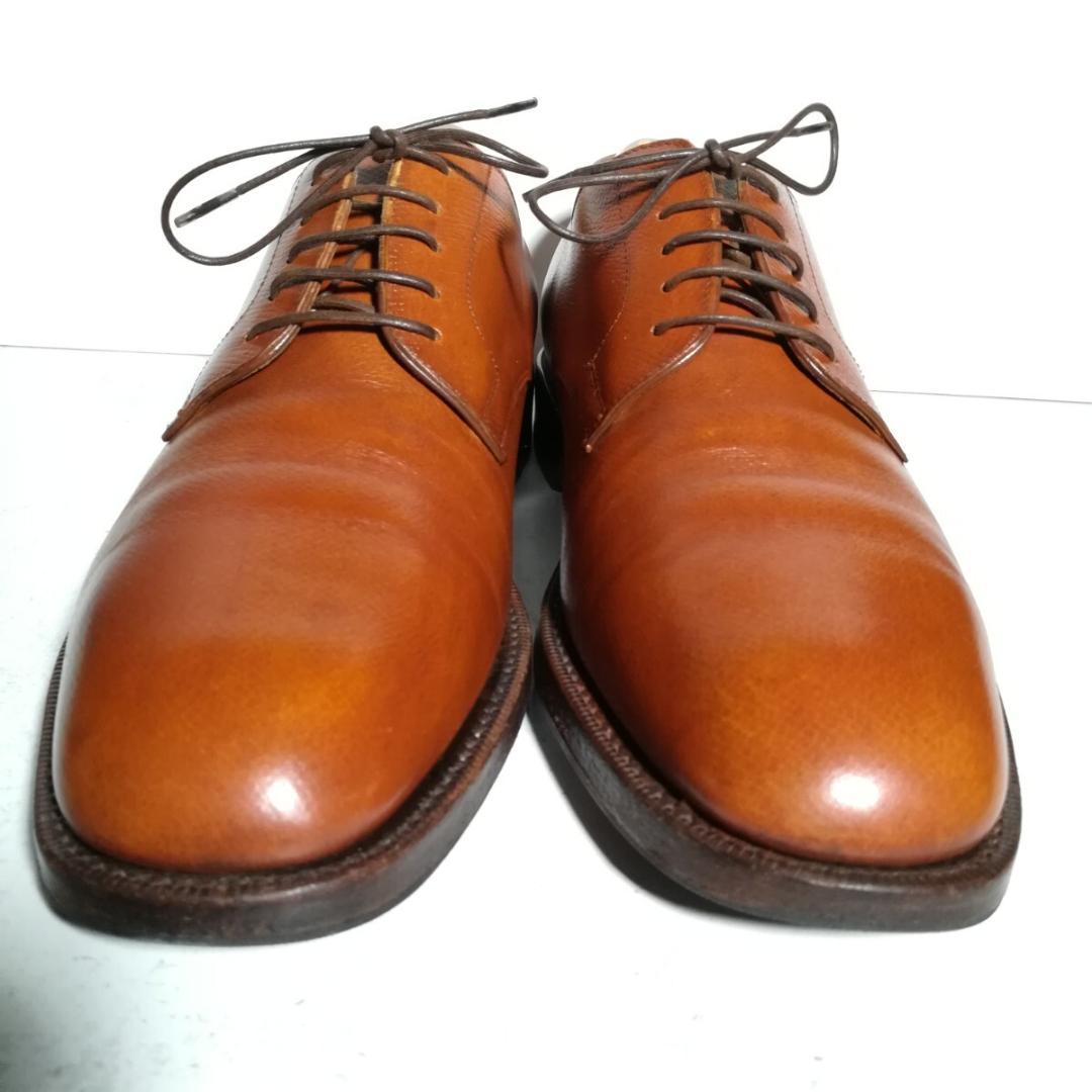 c1010 サルヴァトーレフェラガモ tramezza プレーントゥ 7EE 茶