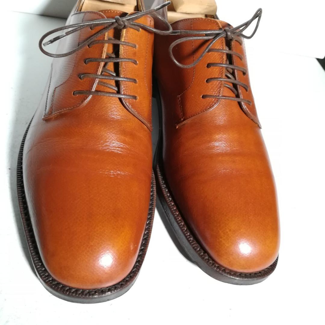 c1010 サルヴァトーレフェラガモ tramezza プレーントゥ 7EE 茶