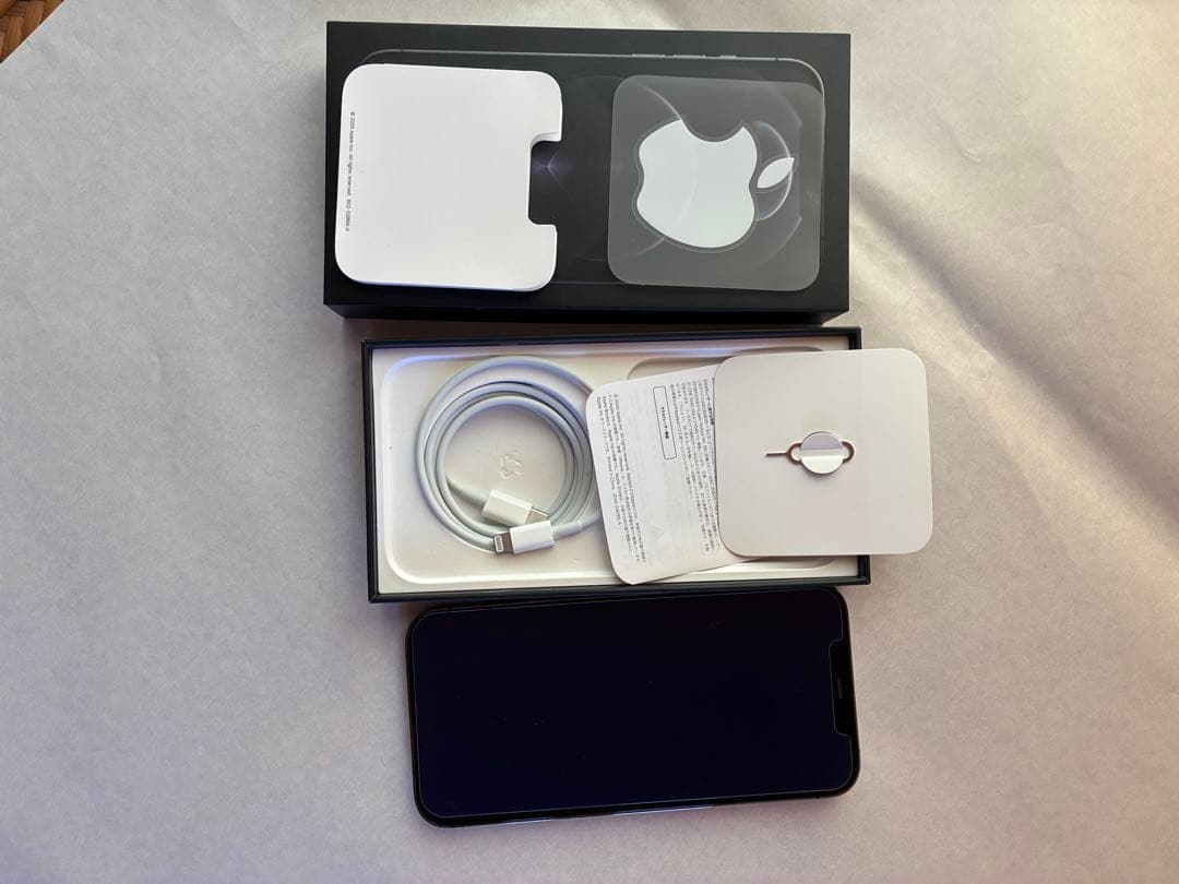 iPhone 12 pro max グラファイト 本体 箱 ケーブル