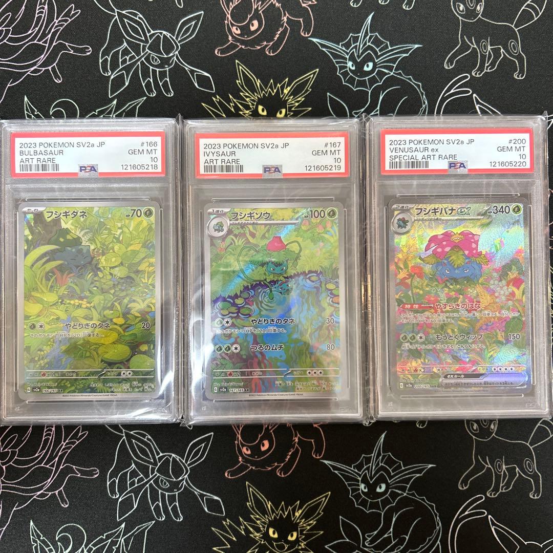 【PSA10 3連番】フシギダネ フシギソウ　フシギバナ進化ライン 151