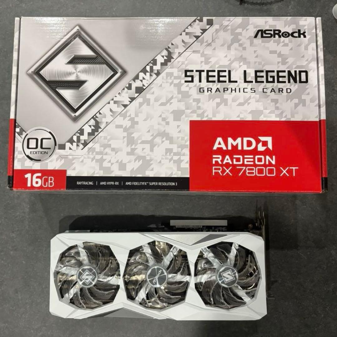 グラフィックボード・グラボ・ビデオカード Radeon RX 7800XT Steel Legend 16G