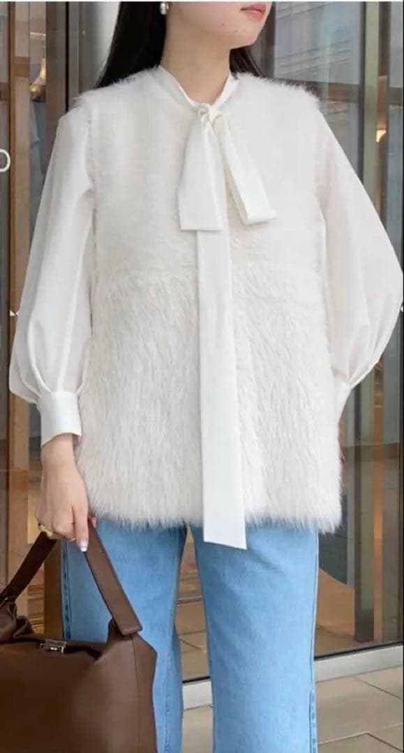 Ballsey トゥモローランド　ファー ベスト フェザー　新品