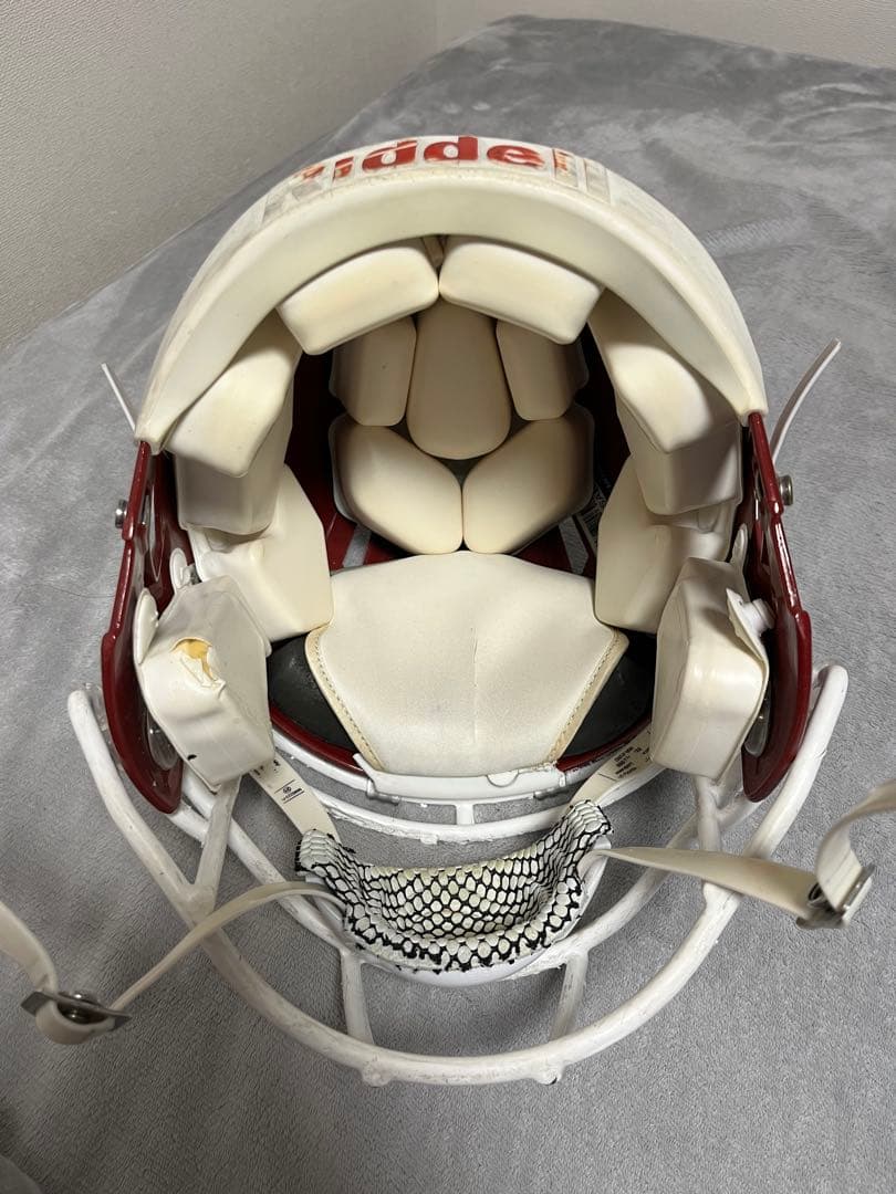 Riddell アメリカンフットボールヘルメット Lサイズ　赤　ファンデーション