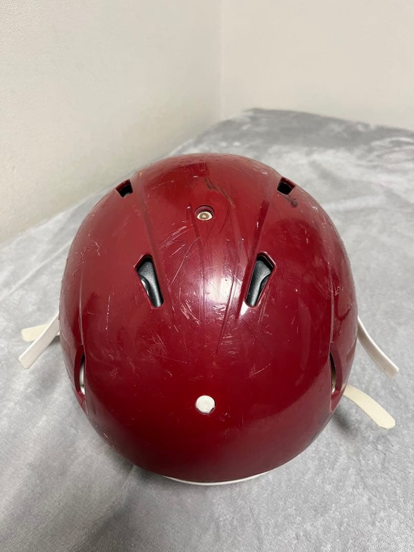 Riddell アメリカンフットボールヘルメット Lサイズ　赤　ファンデーション