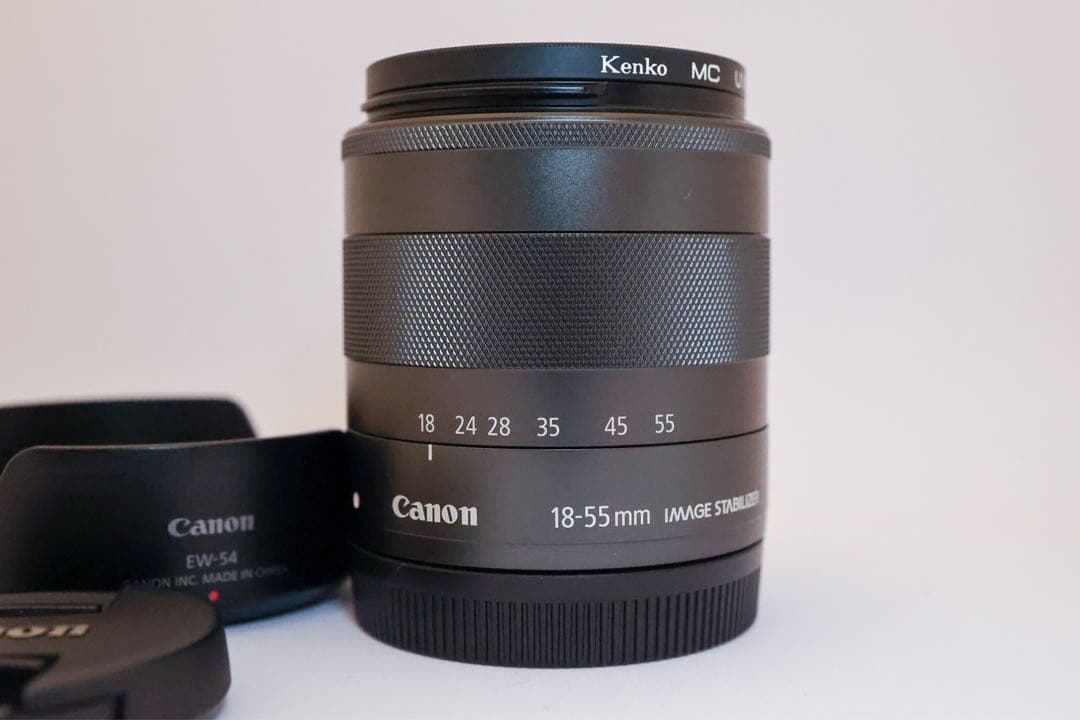 【レンズ付】Canon EOS M2、レンズ2本、アダブター