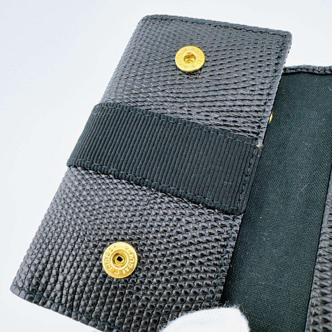 極美品 Salvatore Ferragamo キーケース ブラック 6連