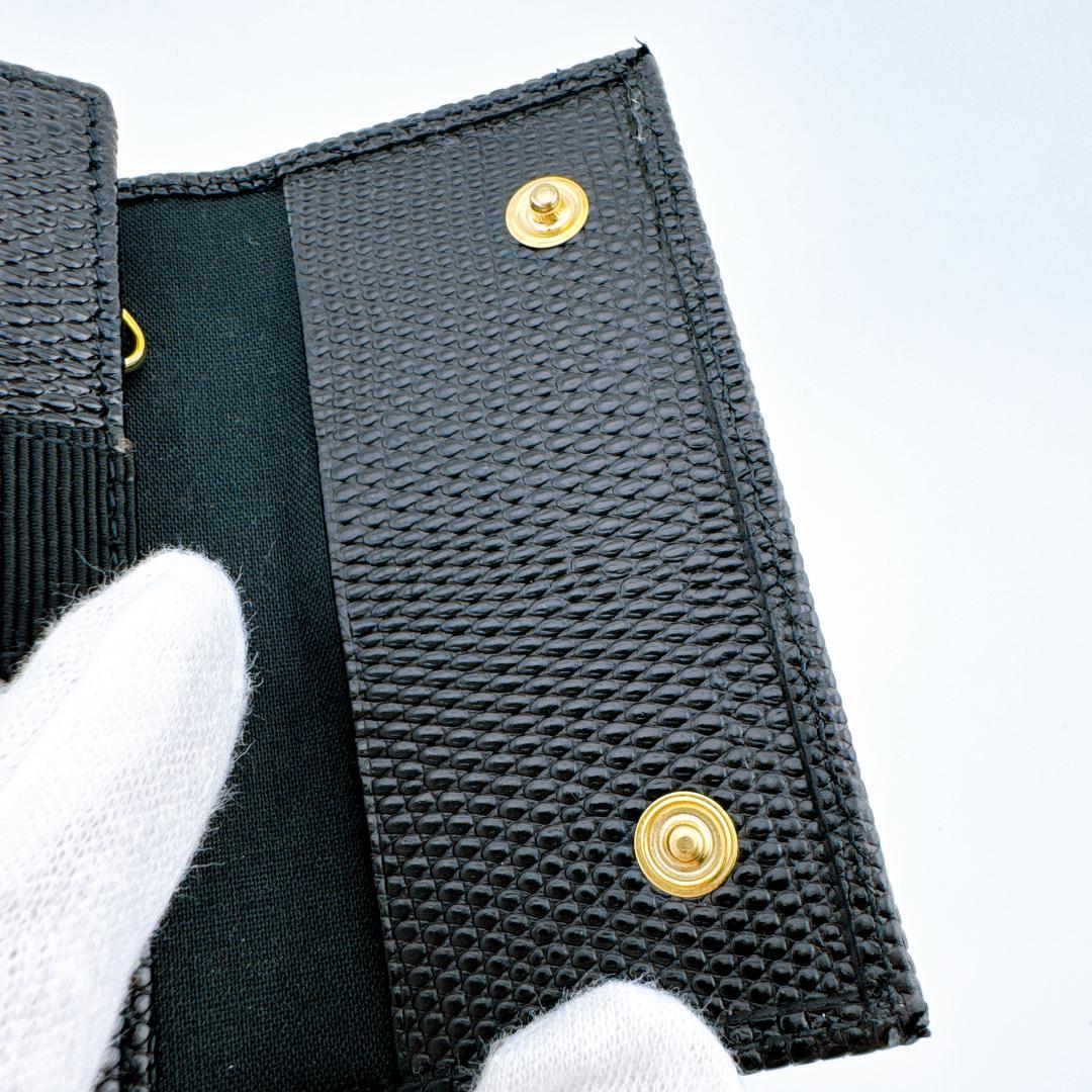 極美品 Salvatore Ferragamo キーケース ブラック 6連