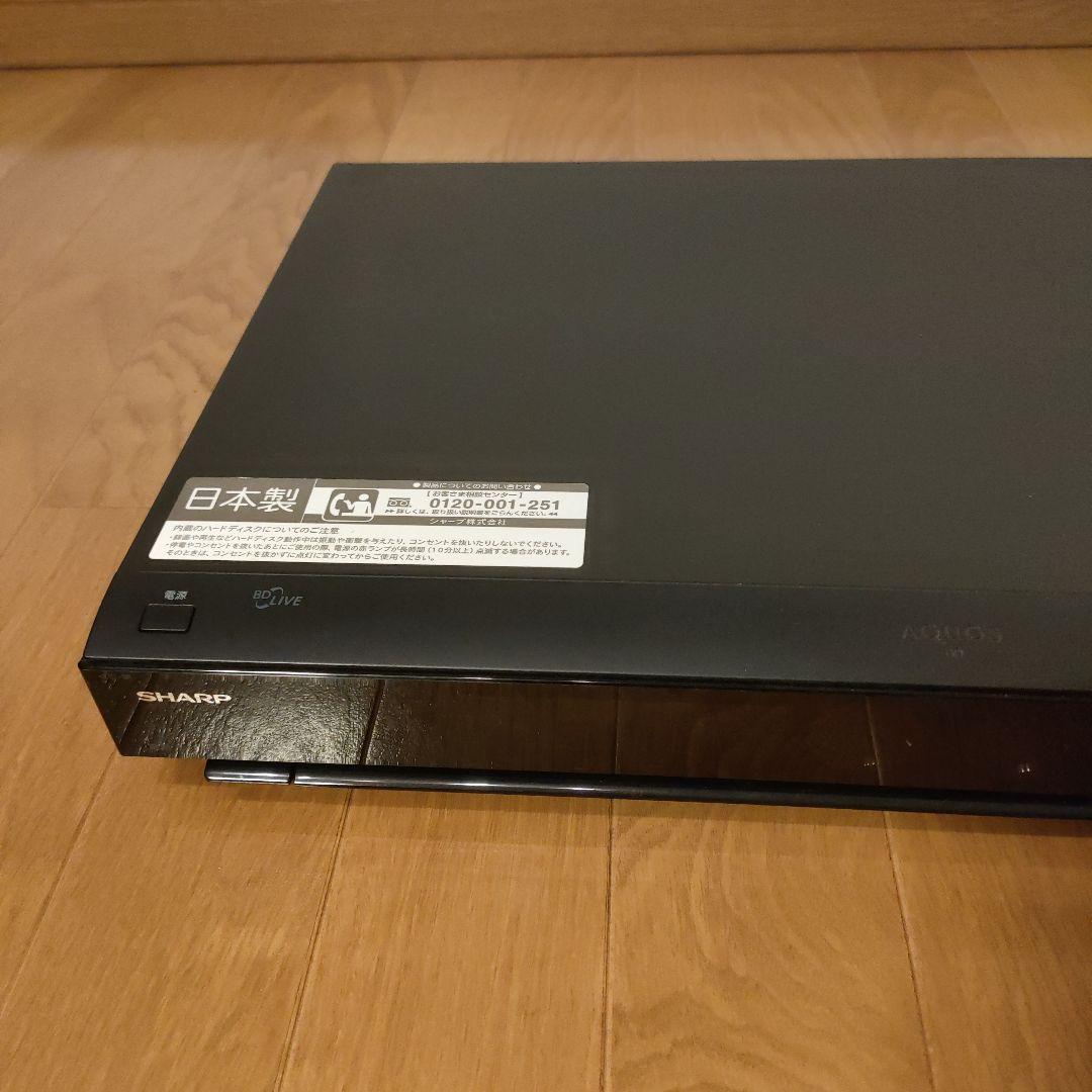 SHARP ブルーレイレコーダー BD-HDW32 320GB 互換リモコン付⑥