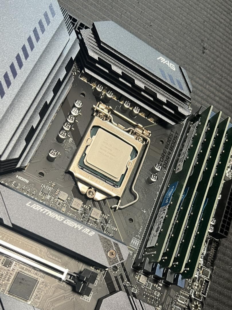 Core i7-10700K＋メモリ128GB＋MSI Z590 セット