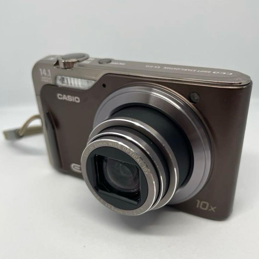 【美品】カシオ CASIO EXILIM EX-H15 ブラウン