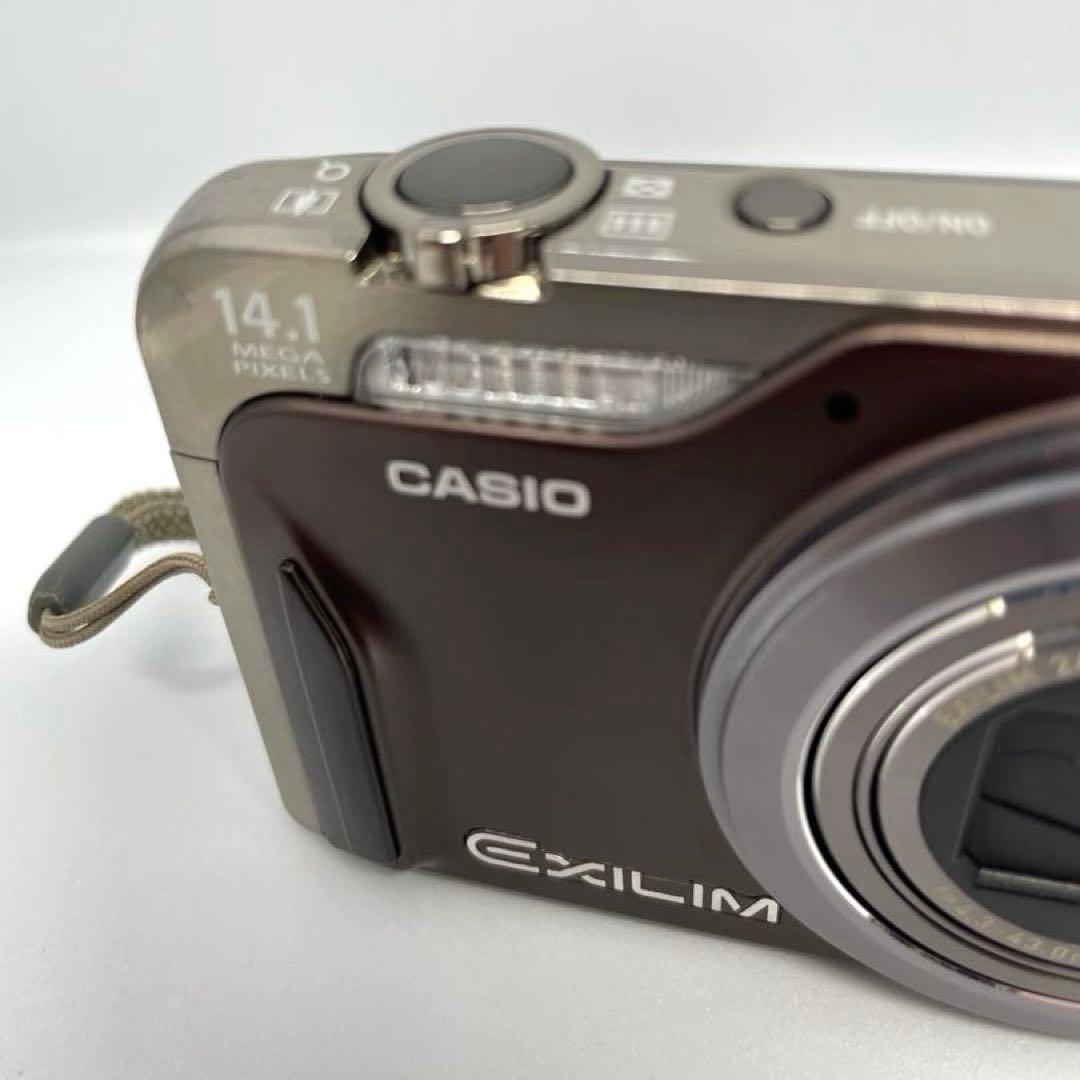【美品】カシオ CASIO EXILIM EX-H15 ブラウン