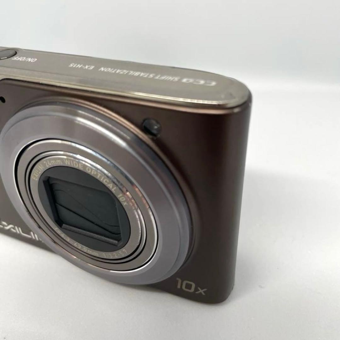 【美品】カシオ CASIO EXILIM EX-H15 ブラウン