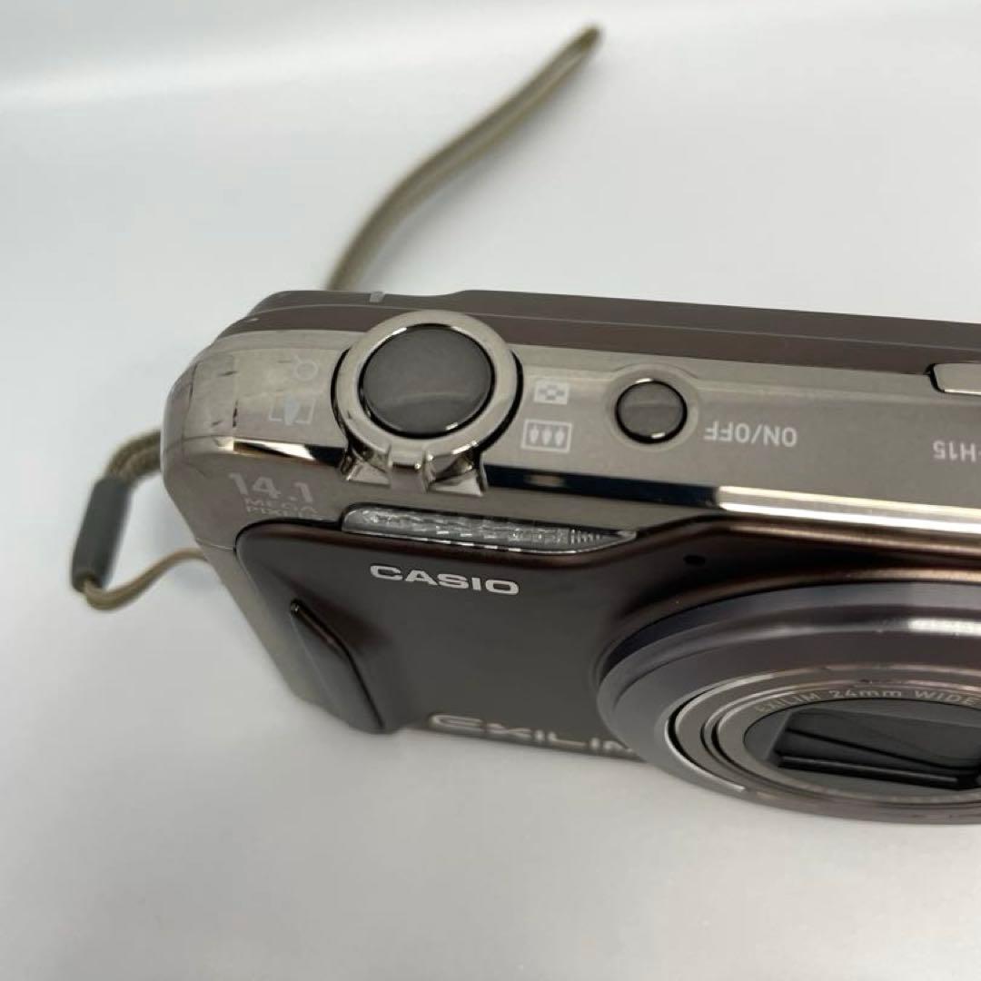 【美品】カシオ CASIO EXILIM EX-H15 ブラウン