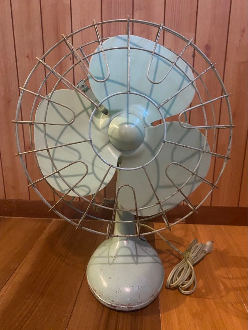 昭和レトロ　扇風機　三菱電機　卓上扇風機　AC ELECTRIC FAN