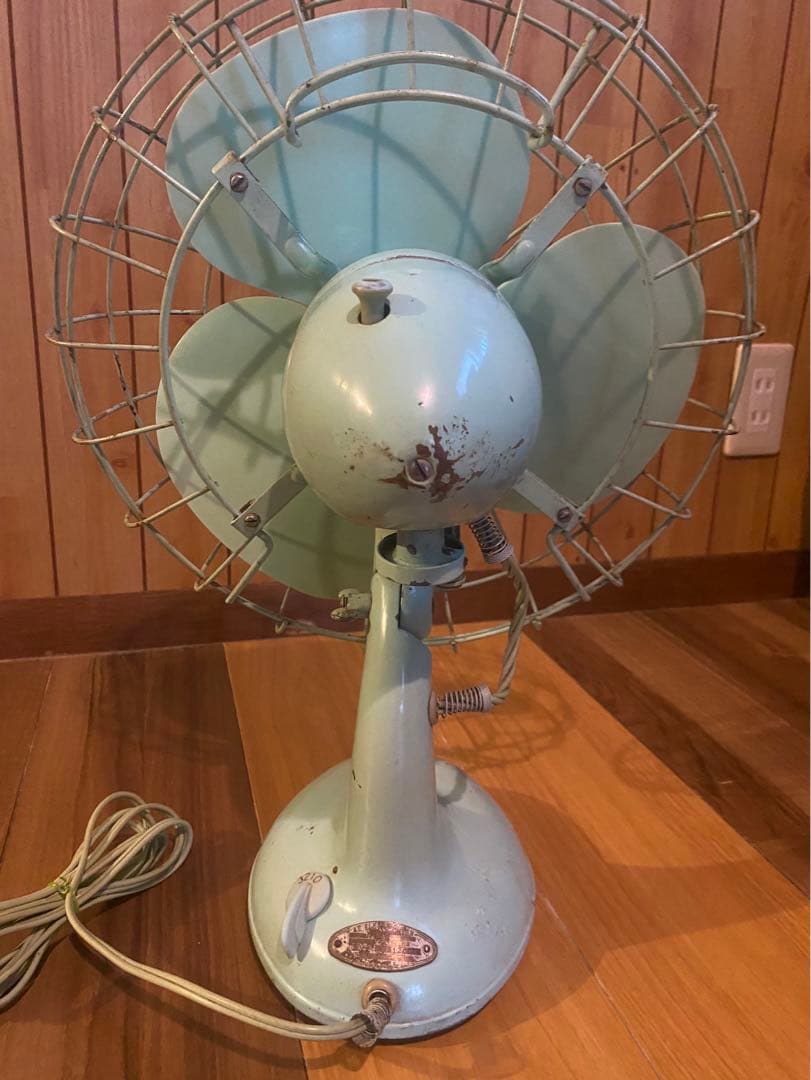 昭和レトロ　扇風機　三菱電機　卓上扇風機　AC ELECTRIC FAN