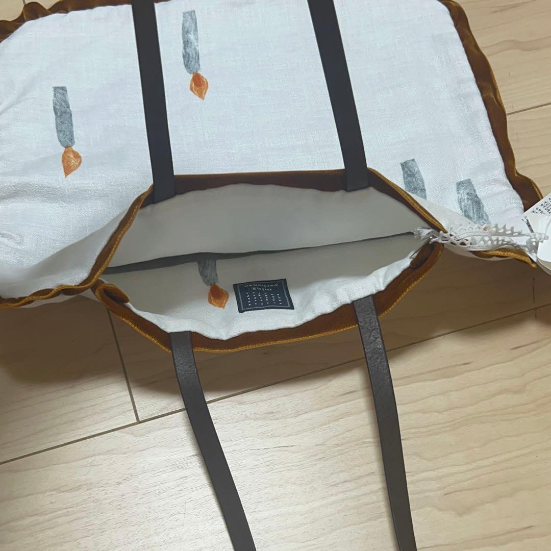 mina perhonen ミナペルホネン トートバッグ 白