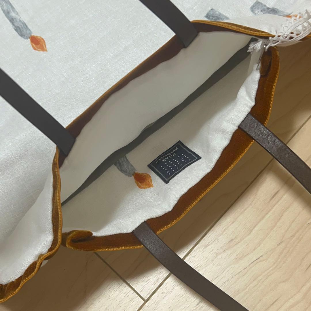 mina perhonen ミナペルホネン トートバッグ 白