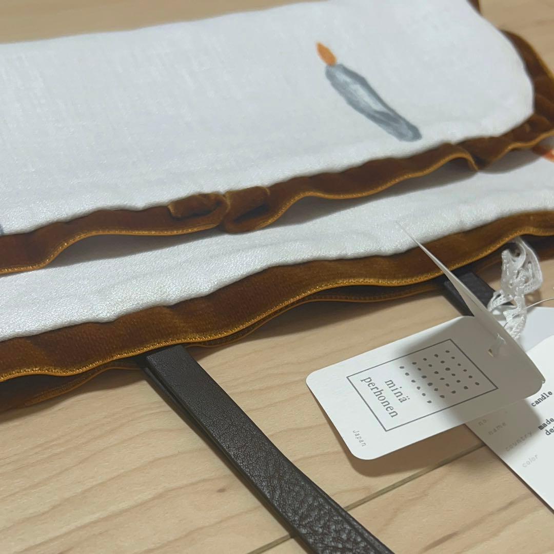 mina perhonen ミナペルホネン トートバッグ 白