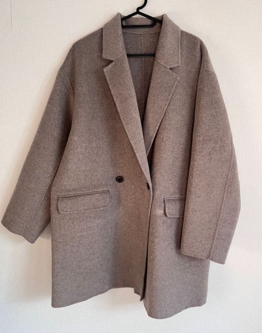 FRAMeWORK ハミルトンリバーテーラードコート グレーA 36