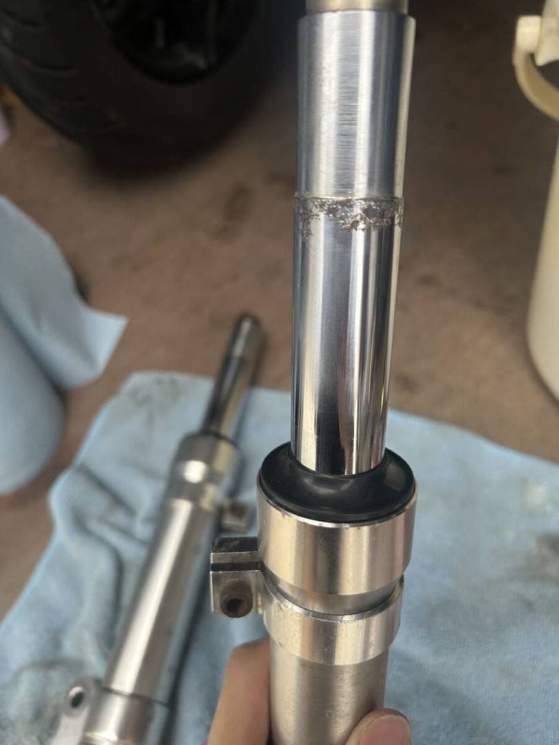 希少　当時物　ヤマハ ジョグ 3YK キタコ フロントフォーク