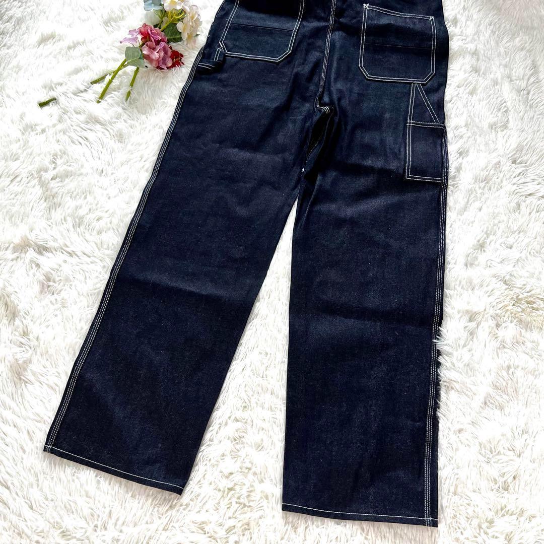 【新品定価22万】AMIRI アミリ　オーバーオールデニム ブルー L