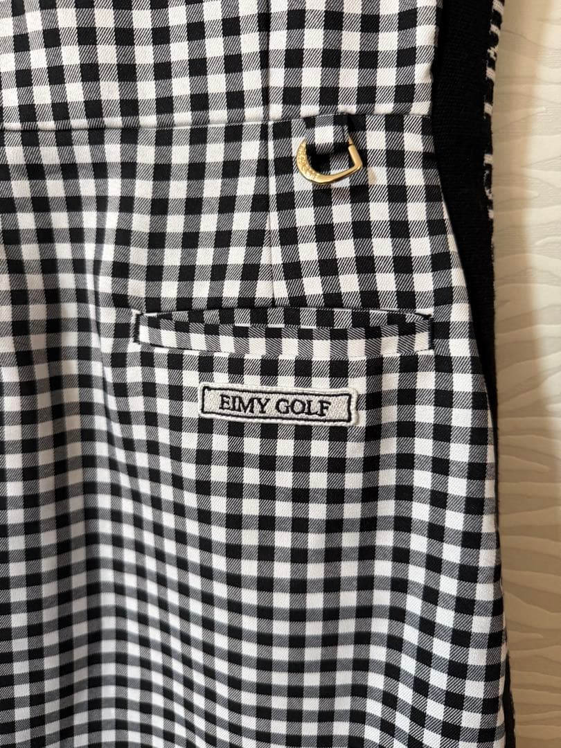 Eimy Golf Eimy Istoire ギンガムチェックジップワンピース