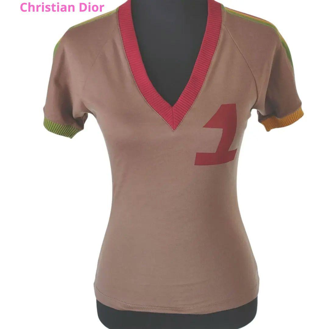 クリスチャンディオール　ジョン ガリアーノ期　Ⅴネック　カットソー　Tシャツ