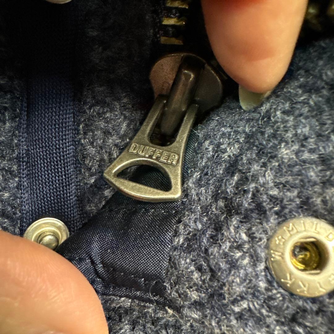 Duffer ダファー 　 ウール　ダウンジャケット M コート　ケーブルニット