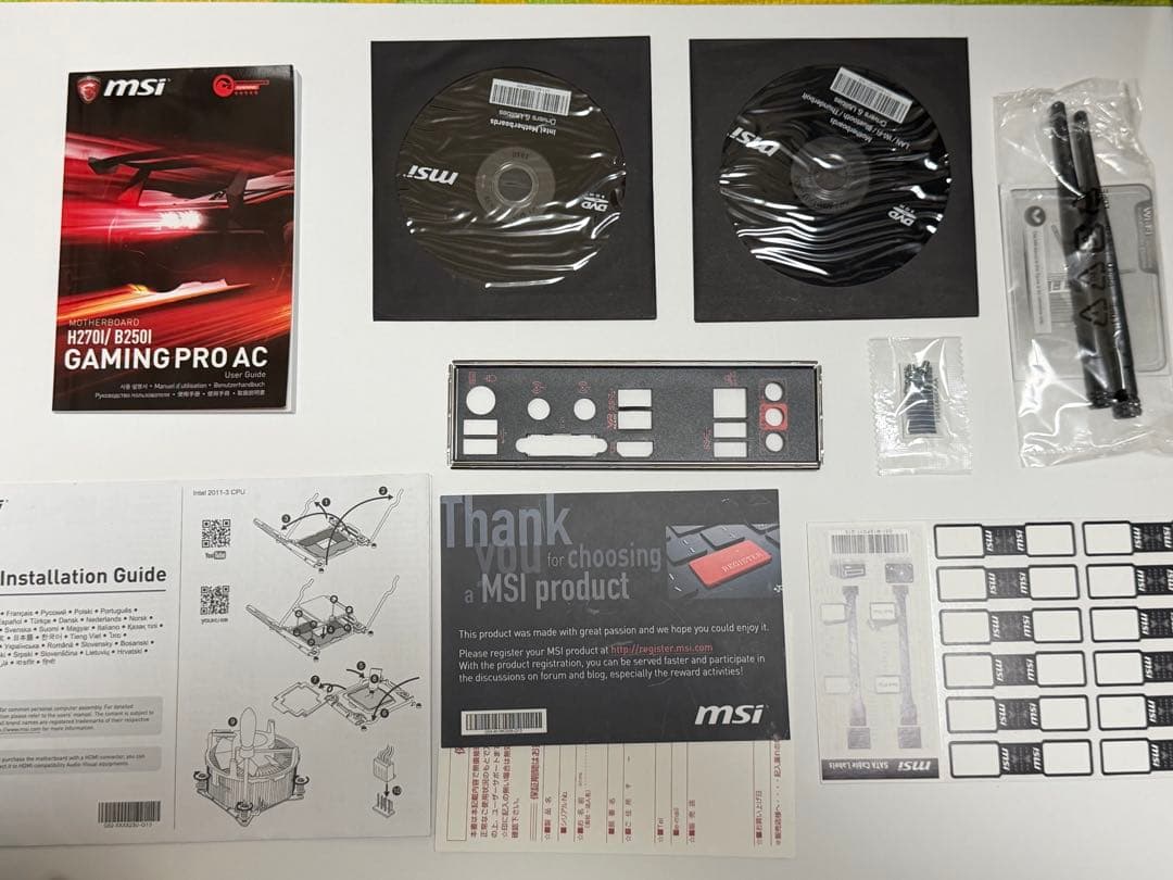 ニ*ム様 MSI H270I + Core i7 7700K + 16GBメモリ