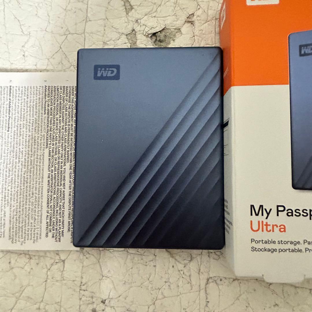 WD my passport ultra ポータブルHDD 5TB Type-C