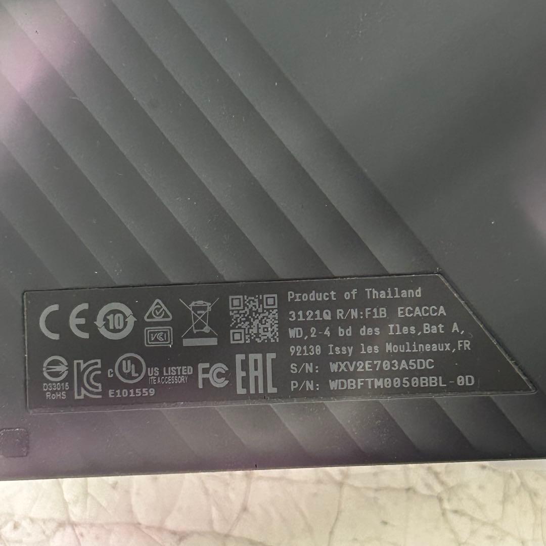 WD my passport ultra ポータブルHDD 5TB Type-C