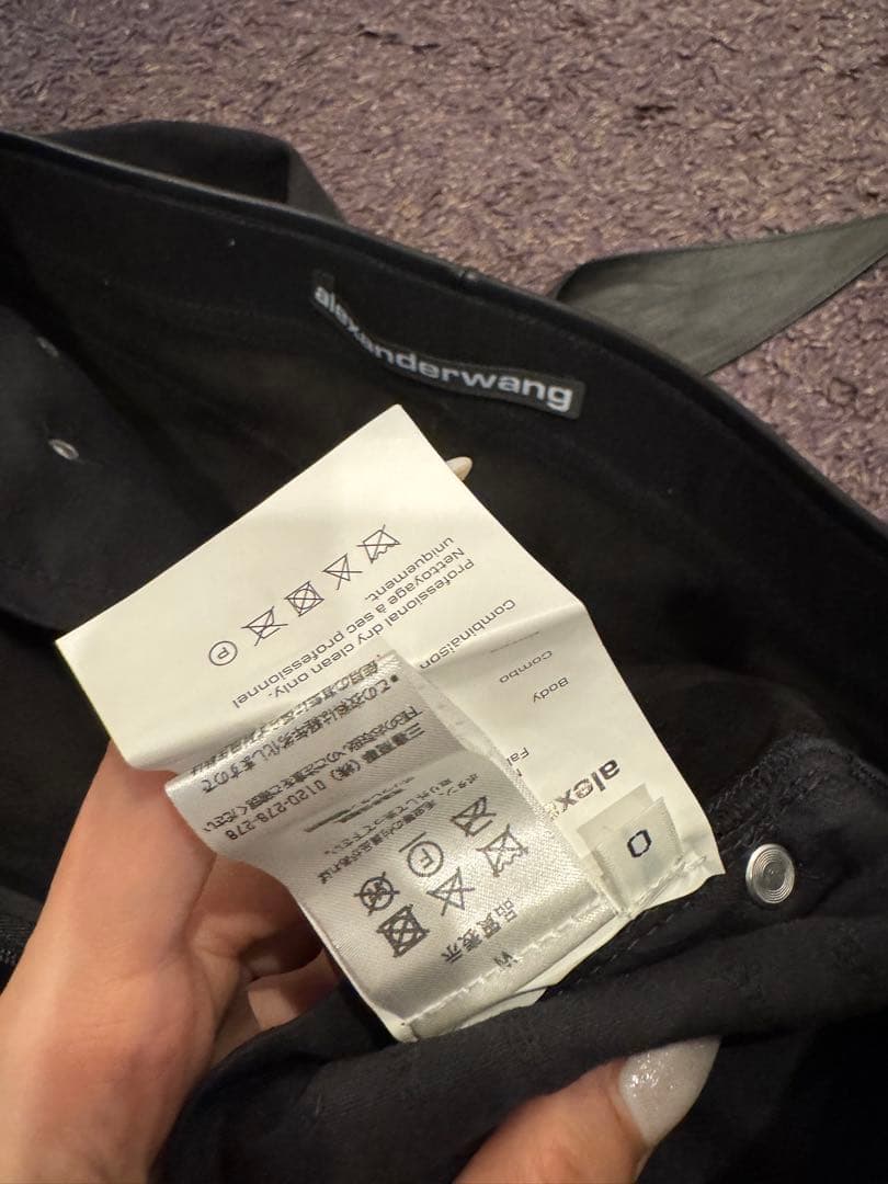 alexanderwang スタッズ付きレザーショートパンツ サイズ0