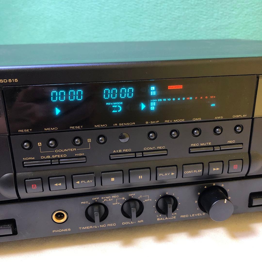お2●ダブルカセットデッキ SD 515F
