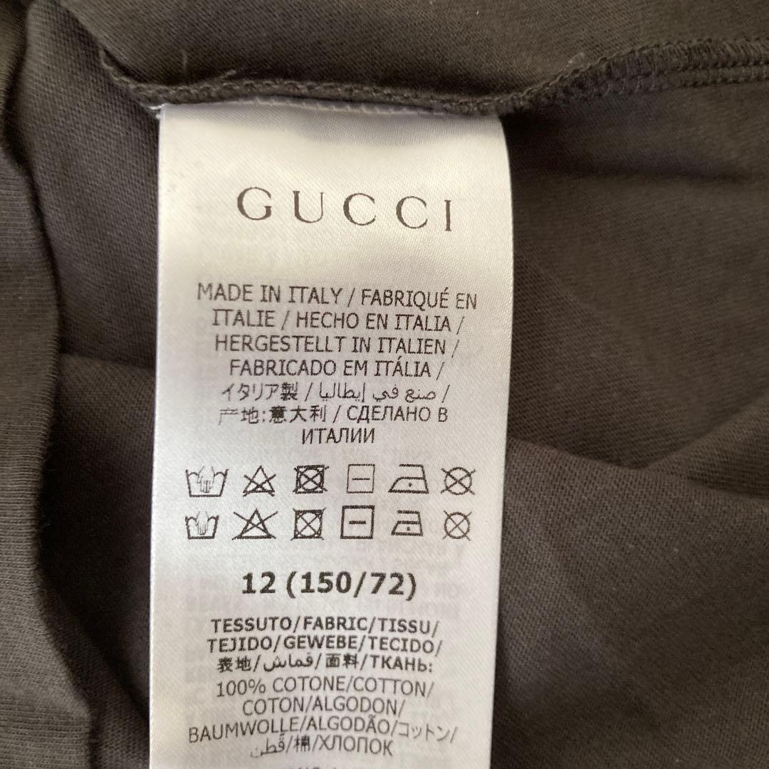 新品！GUCCI トイプードル Tシャツ 黒　150センチ