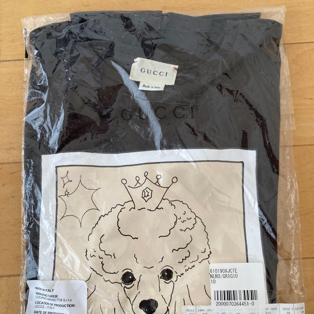 新品！GUCCI トイプードル Tシャツ 黒　150センチ