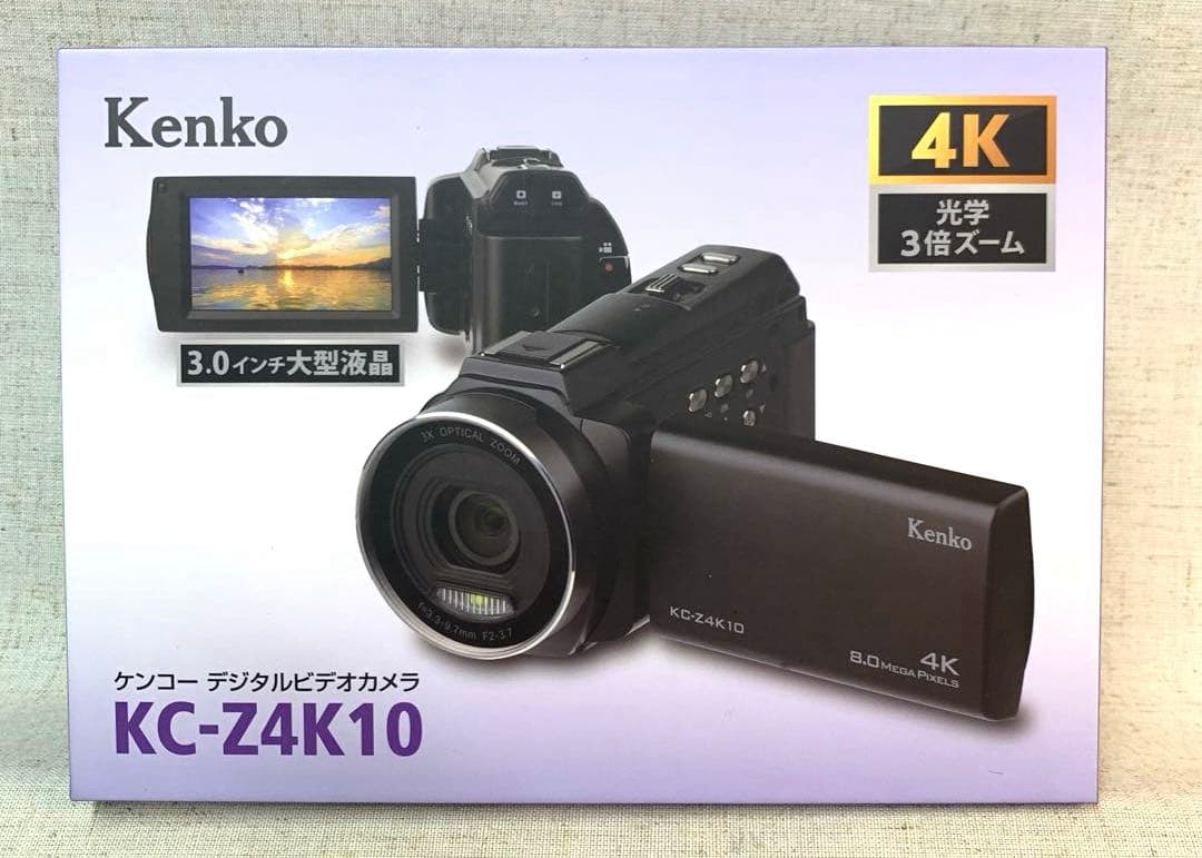 新品 Kenko 4Kデジタルビデオカメラ KC-Z4K10