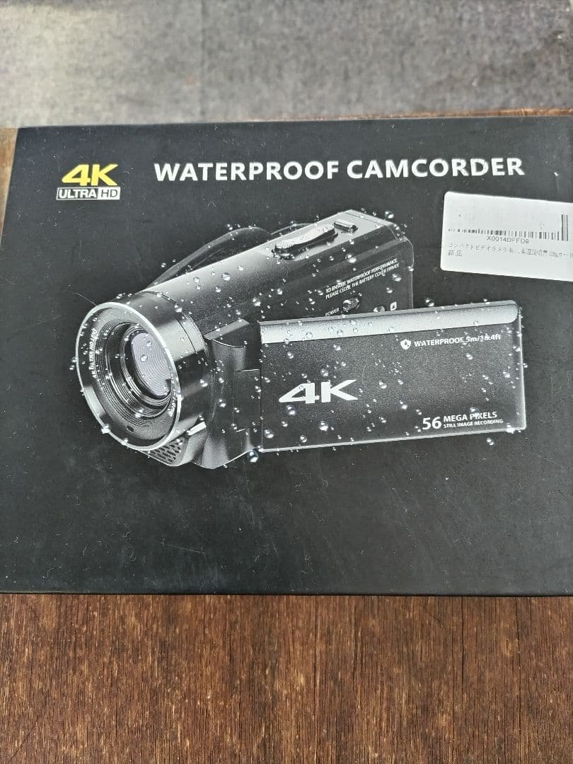 8月15日まで限定値引。 4K ビデオカメラ　防水タイプ　超格安です