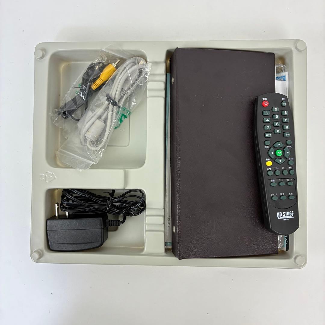 ONSTAGEカラオケオンステージ PK-122 WT 採点機能付 1200曲
