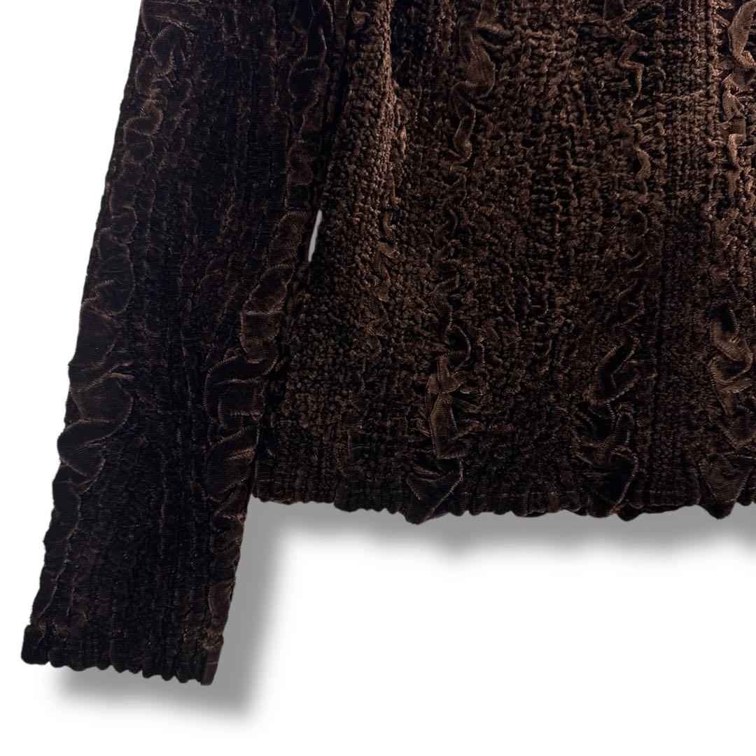 ユキトリイ インターナショナル 軽量ストレッチジャケット Gプリーツ 皺プリーツ