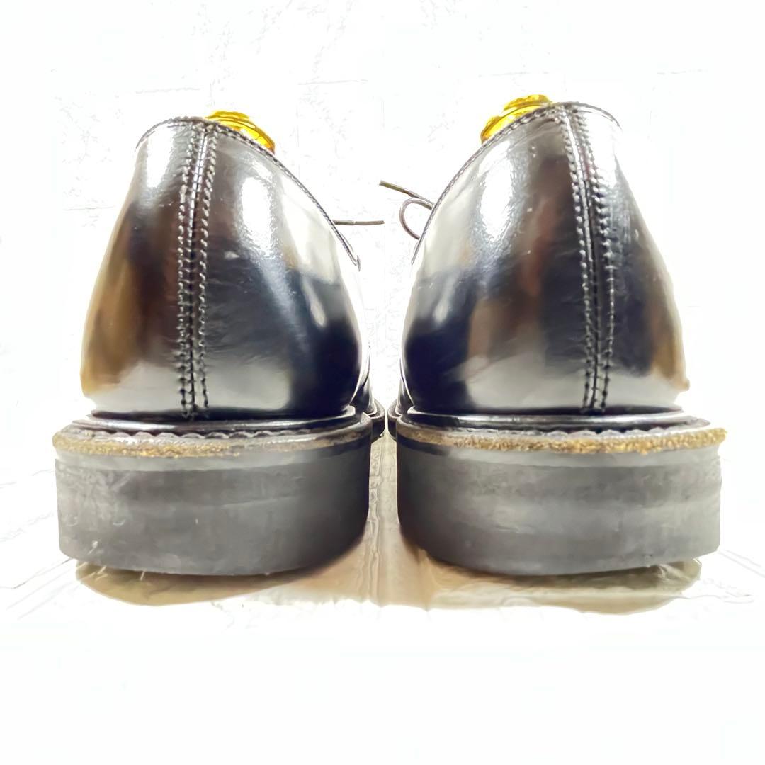 【美品】REGAL プレーントゥ　ダービーシューズ　外羽根　ブラック　27㎝