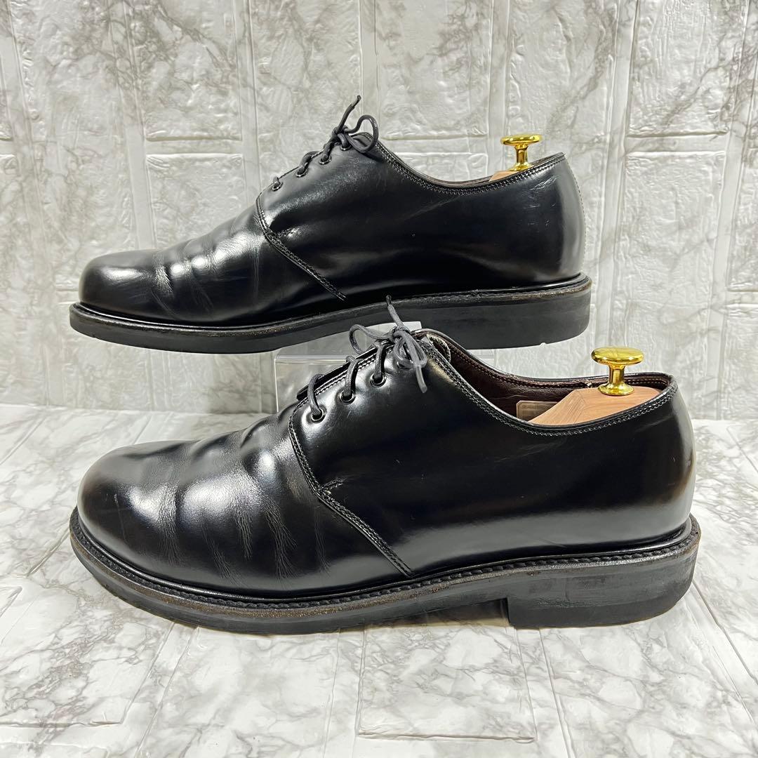 【美品】REGAL プレーントゥ　ダービーシューズ　外羽根　ブラック　27㎝
