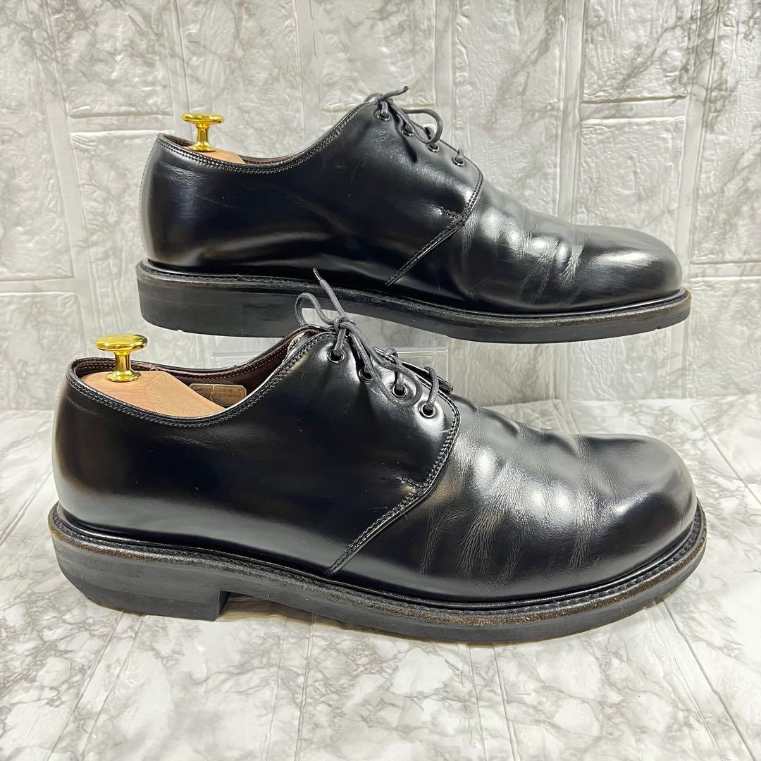 【美品】REGAL プレーントゥ　ダービーシューズ　外羽根　ブラック　27㎝