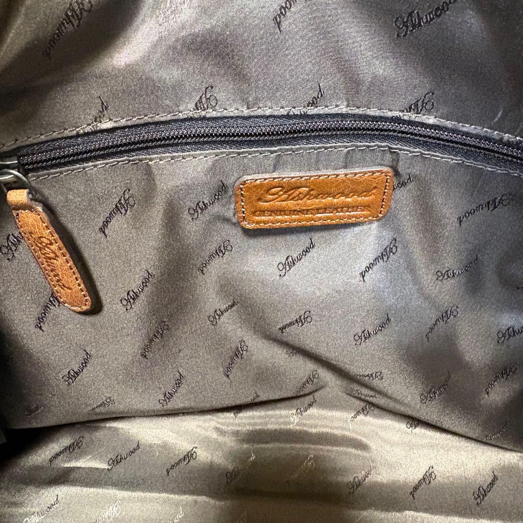 【希少/高級本革】Ashwood レザー ボストンバッグ 2way ブラウン