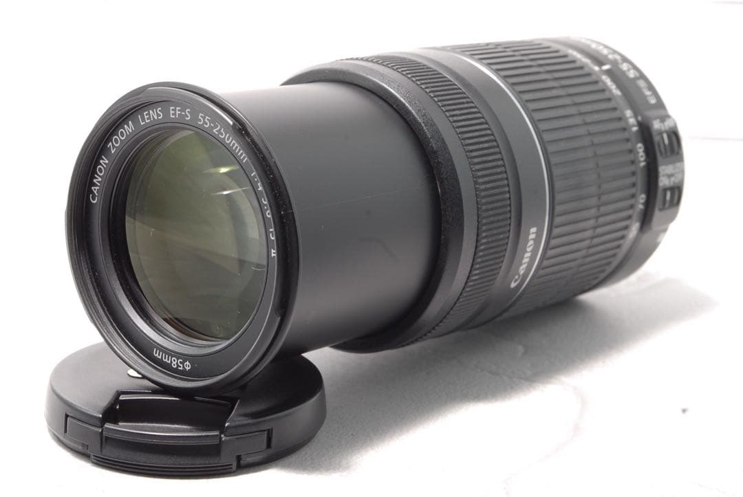 Canon EF-S 55-250mm IS Ⅱ 手振れ補正 望遠レンズ 美品✨