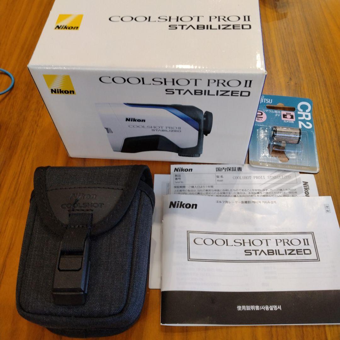 ラウンド用品・アクセサリー Nikon COOLSHOT PRO II STABILIZED
