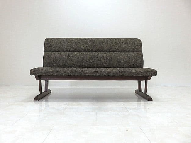 展示品　飛騨産業/キツツキ オーク無垢材チェア「KAYA/カヤ」　2人掛けソファ