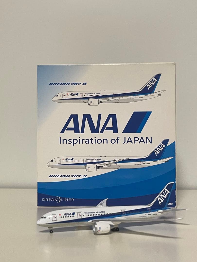 航空機・ヘリコプター JCwings ANA B787-8 JA827A 1/500