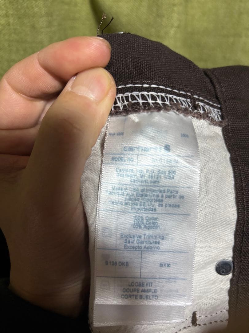 お*う様 1/18迄の特別値下げ‼️ USA製Carhartt ダブルニーペイン