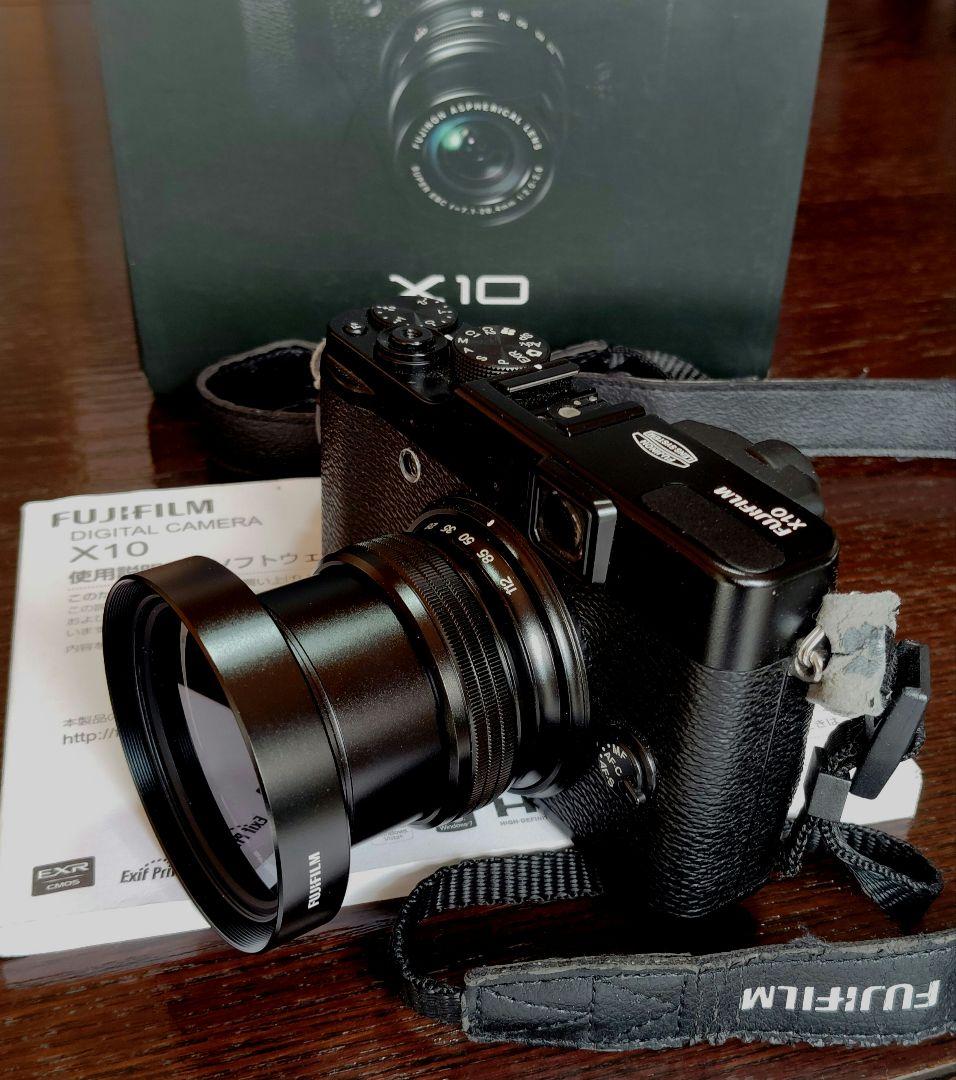 FUJIFILM　Ｘ10　高級コンパクトデジカメ　ＭＡＤＥＩＮ ＪＡＰＡＮ